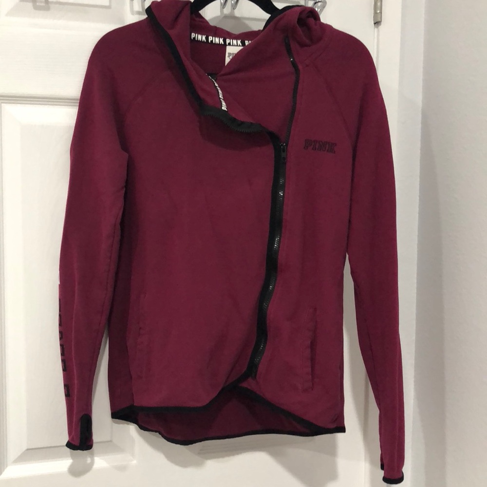 Victoria’s Secret Pink Zip Up Hoodie Sweater